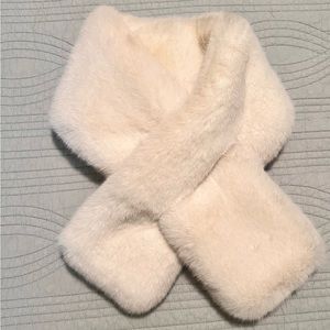 Faux Fur Pull-thru scarf